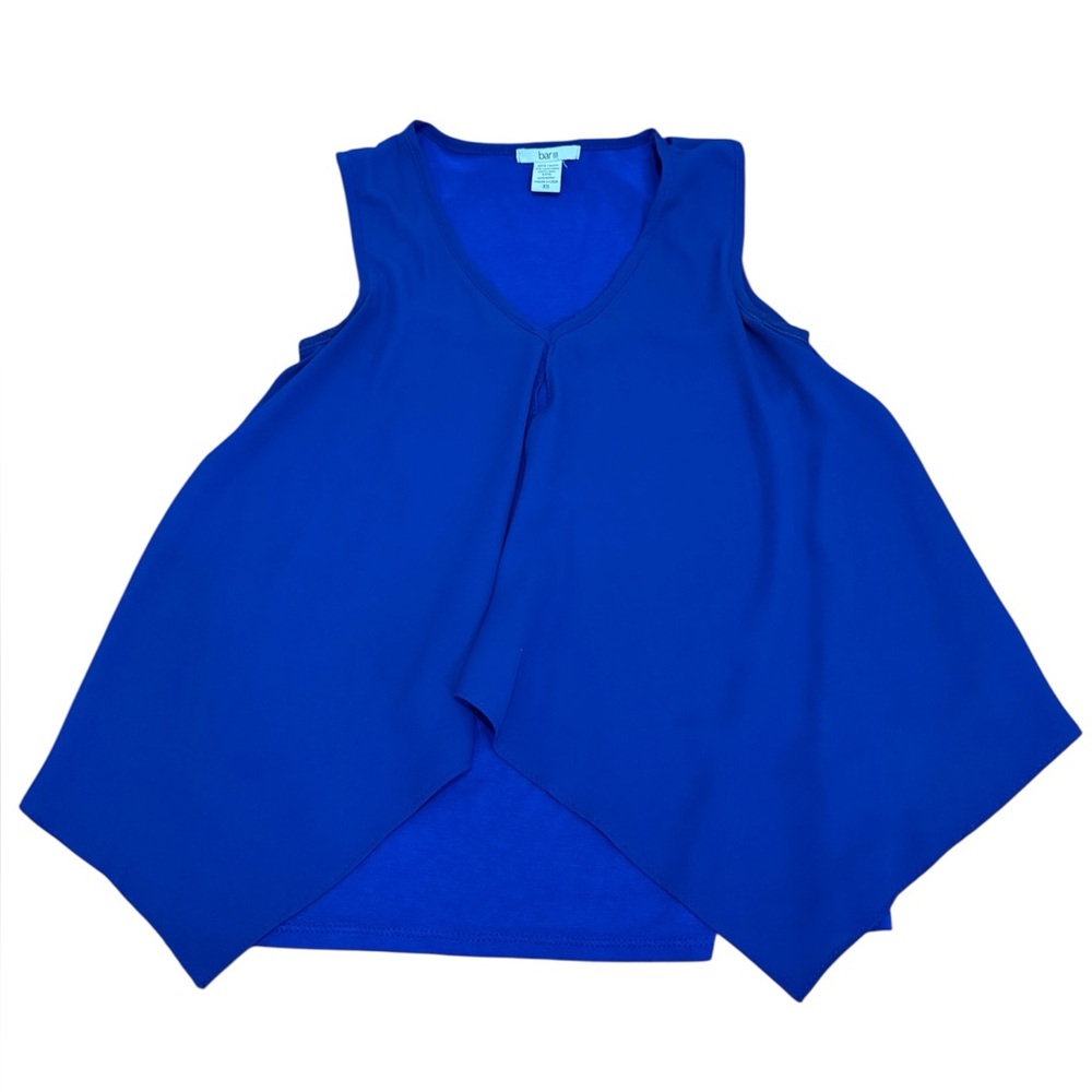 Bar III Royal Blue Sleeveless Blouse